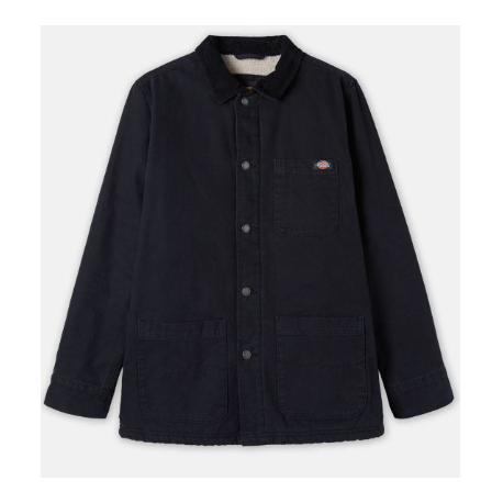 VESTE DICKIES DUCK CANVAS CHORE COAT - BLACK 