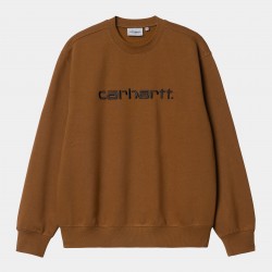 SWEAT CARHARTT WIP SWEAT - DEEP H BROWN BLACK