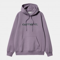 SWEAT CARHARTT WIP HOODED SWEAT - GLASSY PURPLE 