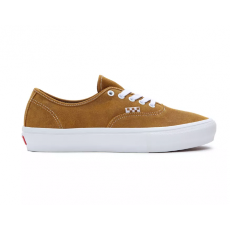 CHAUSSURES VANS SKATE AUTHENTIC - LEATHER GOLDEN BROWN