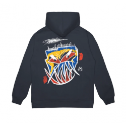 SWEAT JACKER ANGRY - NAVY
