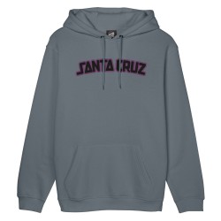 SWEAT SANTA CRUZ ARCH STRIP HOOD - IRON