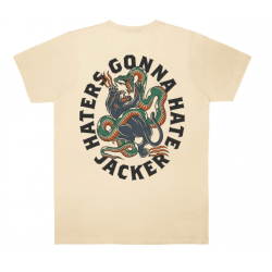 T-SHIRT JACKER HATERS - BEIGE