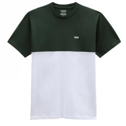 T SHIRT VANS COLORBLOCK TEE - WHITE MOUNTAIN