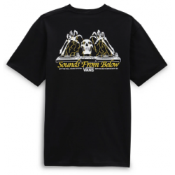 T-SHIRT VANS SOUNDS FROM BELOW TEE - BLACK