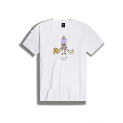 T-SHIRT BROTHER MERLE DOG LOVER - WHITE 