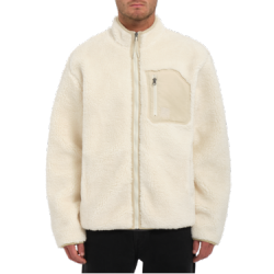 VESTE VOLCOM MUZZER FUZZAR ZIP - DIRTY WHITE