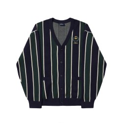 SWEAT HELAS CAPS ROYAL KNITTED CARDIGAN - NAVY / GREEN