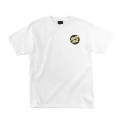T-SHIRT SANTA CRUZ BOTANIC SKULL SS - WHITE 