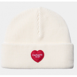 BONNET CARHARTT WIP HEART PATCH BEANIE - WAX