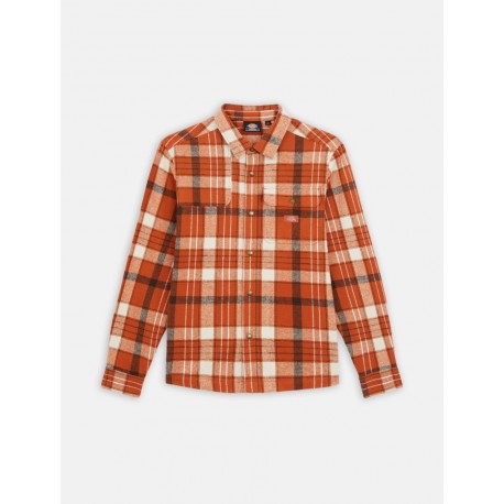 CHEMISE DICKIES NIMMONS LS - BOMBAY BROWN 