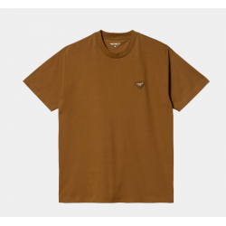 T-SHIRT CARHARTT WIP HEART PATCH - DEEP H BROWN