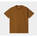 T-SHIRT CARHARTT WIP HEART PATCH - DEEP H BROWN