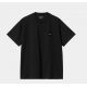 T-SHIRT CARHARTT WIP HEART PATCH - BLACK