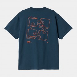 T-SHIRT CARHARTT WIP ASSEMBLE - SQUID BRICK