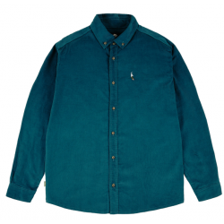 CHEMISE MAGENTA PWS CORD SHIRT - PETROL BLUE 