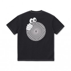 T-SHIRT LAST RESORT X SPITFIRE SWIRL TEE - BLACK 