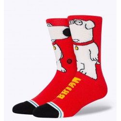 CHAUSSETTES STANCE X FAMILY GUY THE DOG - RED