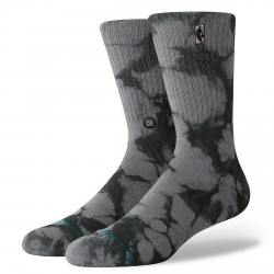 CHAUSSETTES STANCE X NBA LOGOMAN DYE - DARK GREY
