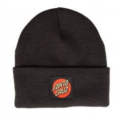 BONNET SANTA CRUZ CLASSIC LABEL BEANIE - BLACK