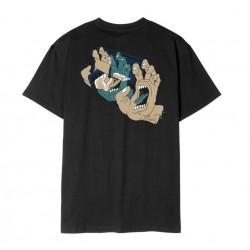 T SHIRT SANTA CRUZ DISSECT HAND - BLACK