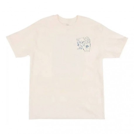 T SHIRT THEORIES REMOTE VIEWING - CREAM