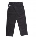 PANTALON THEORIES PIANO TRAP CORDUROY CARPENTER - DARK BLACK
