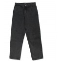 PANTALON THEORIES BELVEDER PLEATED DENIM - WASHED BLACK