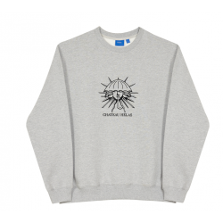 SWEAT HELAS CHATEAU CREWNECK - HEATHER GREY
