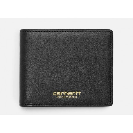 PORTEFEUILLE CARHARTT VEGAS BILLFOLD LEATHER - BLACK GOLD