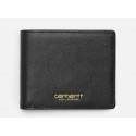 PORTEFEUILLE CARHARTT VEGAS BILLFOLD LEATHER - BLACK GOLD