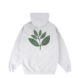 SWEAT MAGENTA PETIT VELOURS HOODIE - ASH