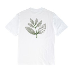 T-SHIRT MAGENTA BOTANIC - WHITE