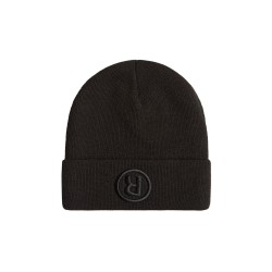 BONNET RAVE R LOGO BEANIE - BLACK
