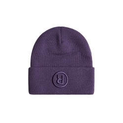 BONNET RAVE R LOGO BEANIE - PURPLE