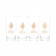 VERRES CARHARTT WIP PLEASE GLASS SET - CLEAR GOLD 