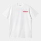 T-SHIRT CARHARTT FAST FOOD - WHITE RED