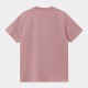 T-SHIRT CARHARTT WIP CHASE - GLASSY PINK GOLD