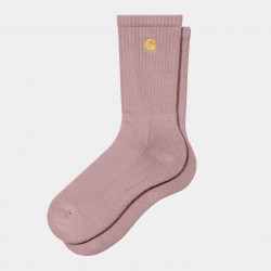 CHAUSSETTES CARHARTT WIP CHASE SOCKS - GLASSY PINK GOLD