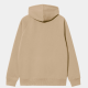 SWEAT CARHARTT WIP HOODED CHASE ZIP JACKET - SABLE GOLD