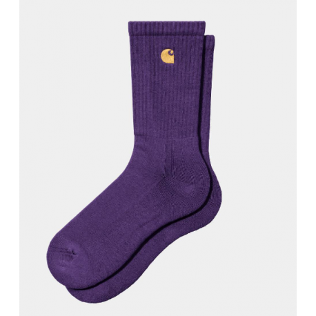 CHAUSSETTES CARHARTT WIP CHASE SOCKS - TYRIAN GOLD