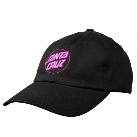 CASQUETTE SANTA CRUZ WOMENS PARTIAL DOT - BLACK