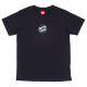 T-SHIRT SANTA CRUZ YOUTH GLINT DOT - BLACK