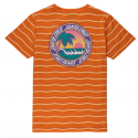 T-SHIRT JUNIOR SANTA CRUZ PARADISE BREAK - APRICOT WAVE STRIPE