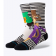 CHAUSSETTES STANCE OOMPA LOOMPA - BLACK WHITE