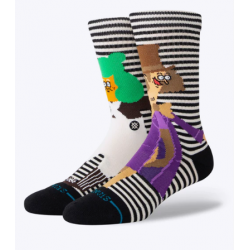 CHAUSSETTES STANCE OOMPA LOOMPA - BLACK WHITE