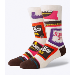 CHAUSSETTES STANCE WONKA BARS - BROWN