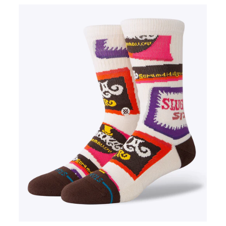 CHAUSSETTES STANCE WONKA BARS - BROWN