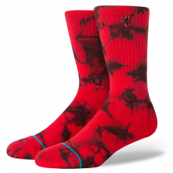 CHAUSSETTES STANCE NBA LOGOMAN DYE - RED