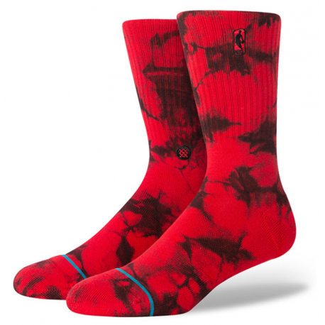 CHAUSSETTES STANCE NBA LOGOMAN DYE - RED